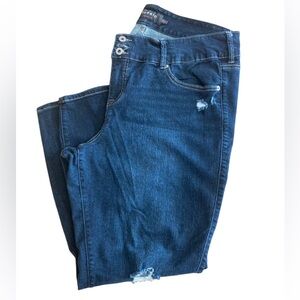 Torrid Premium High Rise 3 Button Dark Wash Jeggins